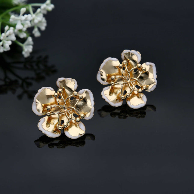 Flower Stud Earrings - ESKU302001894