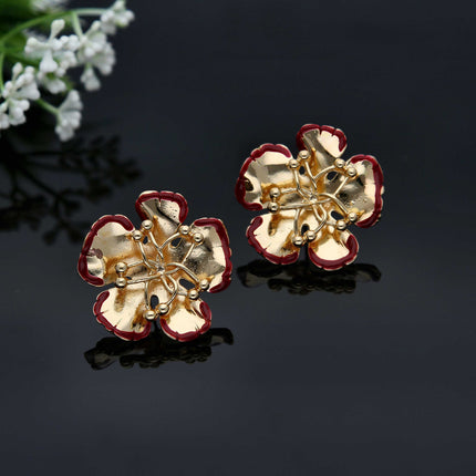 Flower Stud Earrings - ESKU302001894