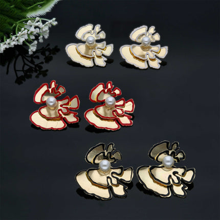 Pearl Stud Earrings - ESKU302001897