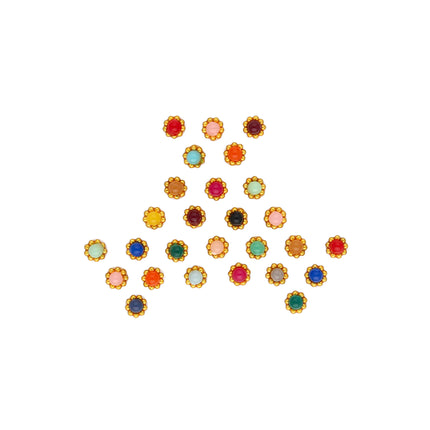 Multicolor Pearl Bindi - ESKU302001903_1