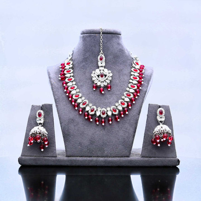 Elegant Partywear Necklace Set - ESKU302102045
