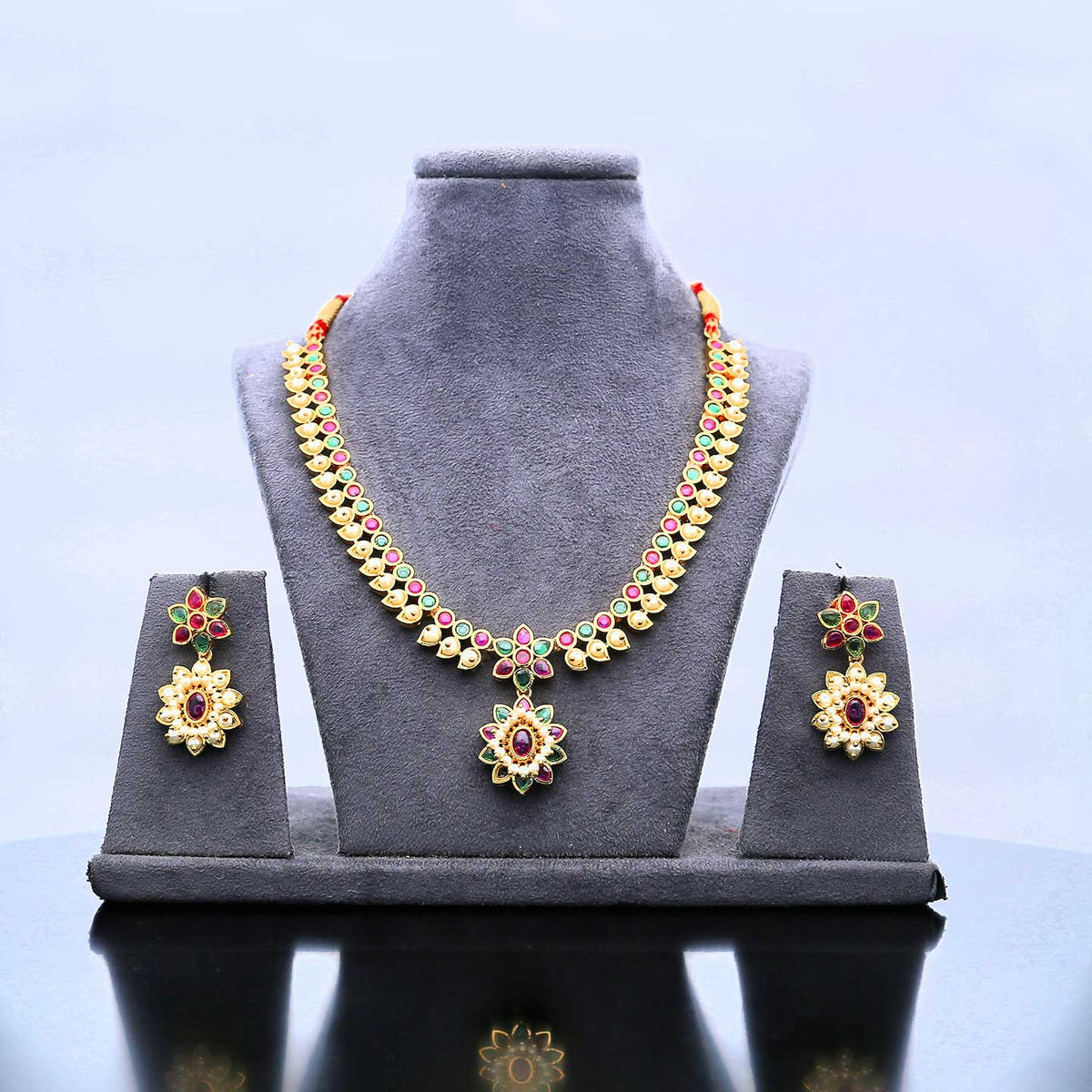 Short Necklace Set - ESKU302102076