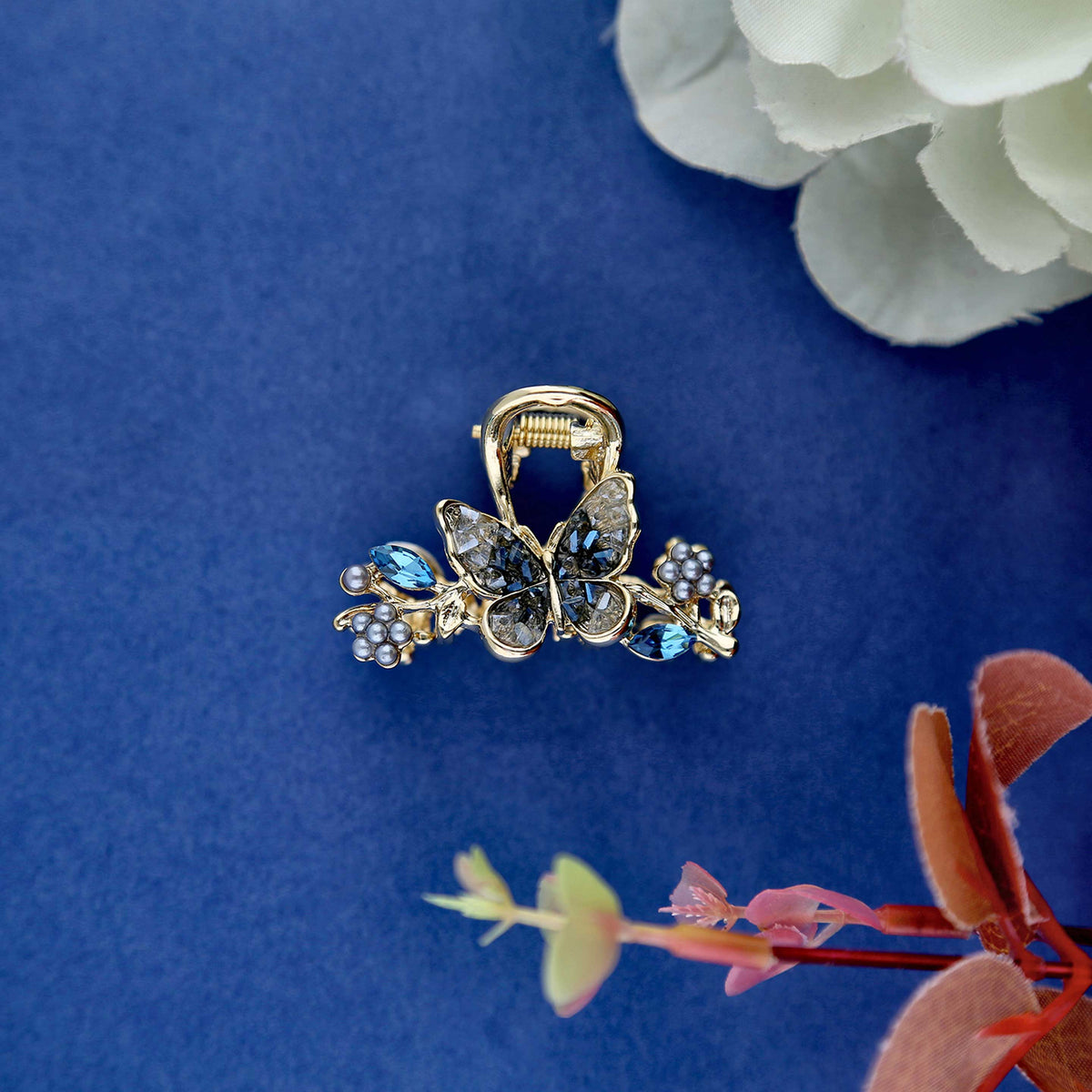 Metal Butterfly Hair Claw Clips - ESKU302303062