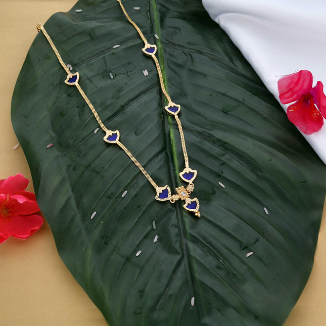 Kerala Style Palakka Necklace - ESKU302303070