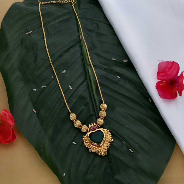 Kerala Style Long Necklace - ESKU302303084