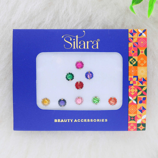 Studded Stone Fancy Bindis - ESKU302303115