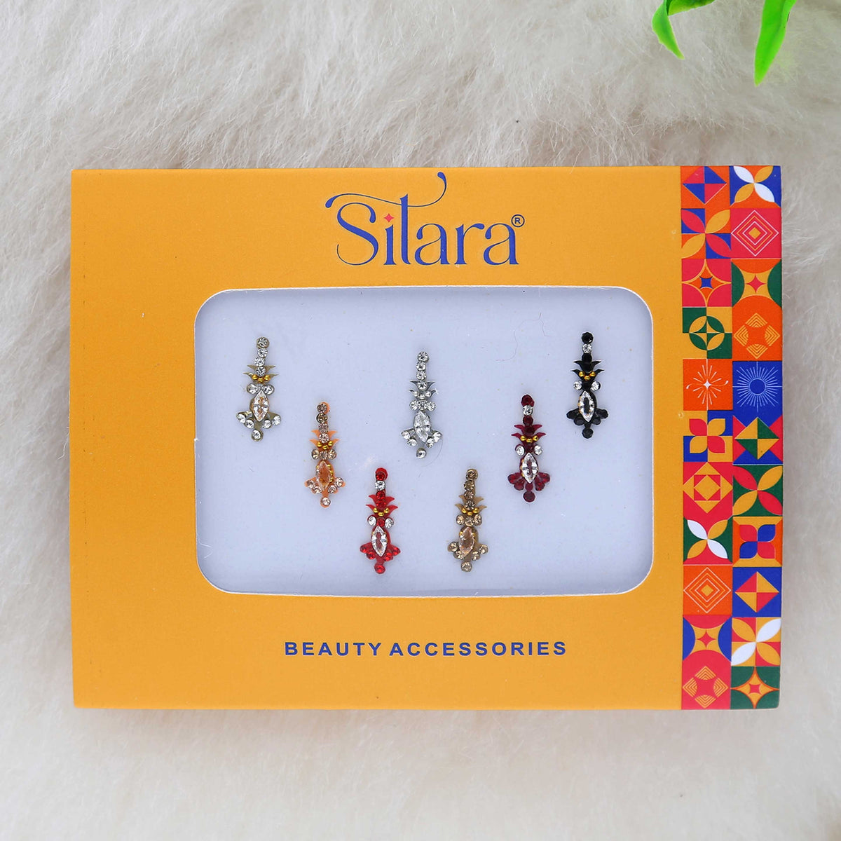Colourfull Diamond Stone Bindi - ESKU302303124
