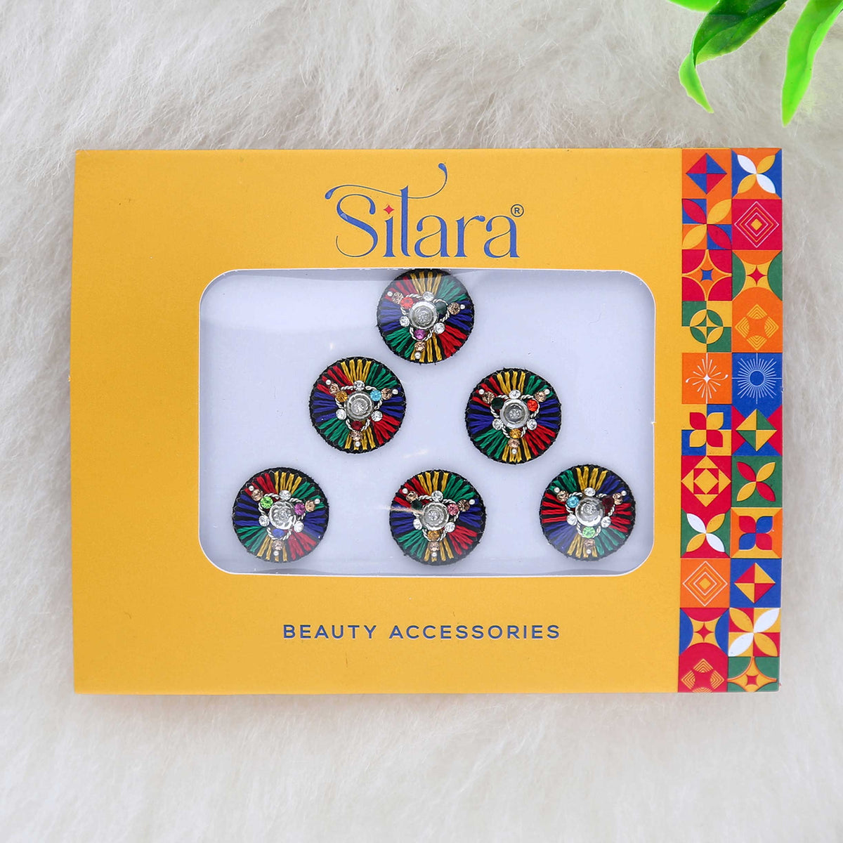 Multicolor Round Bindis - ESKU302303138