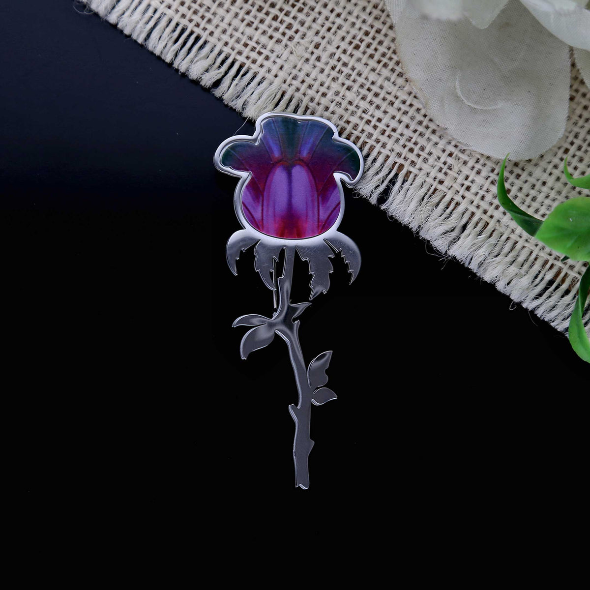 Rose Brooch Flower - ESKU302303145