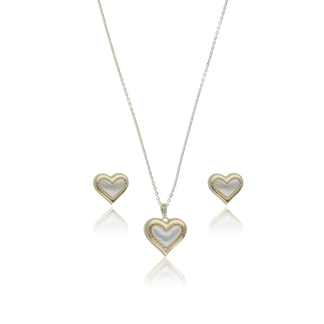 Stainless Steel Heart Necklace - ESKU302303217