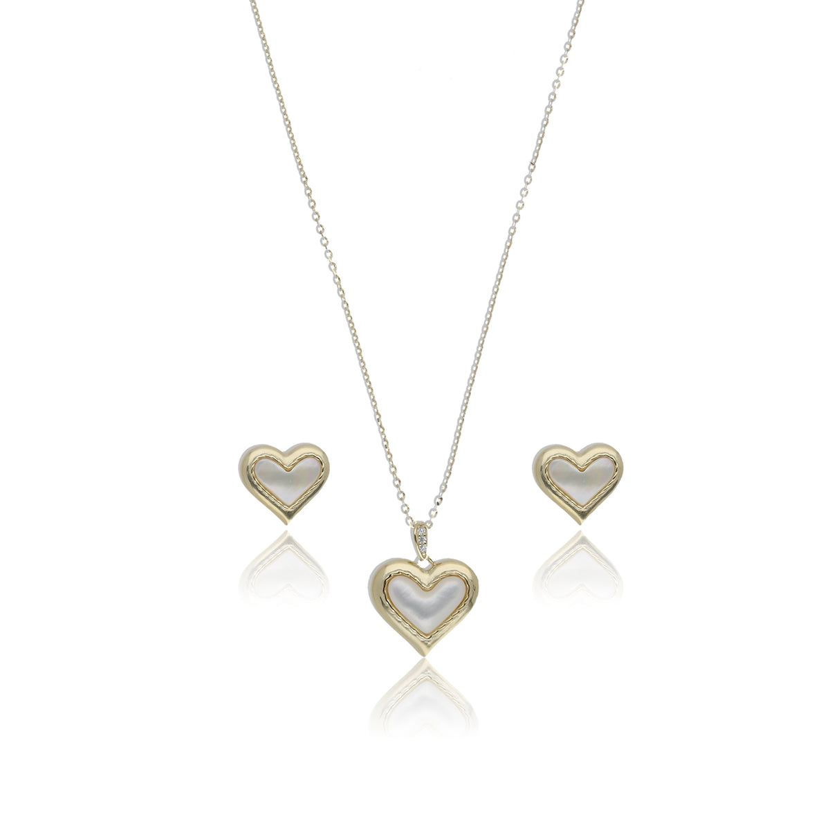 Stainless Steel Heart Necklace - ESKU302303217
