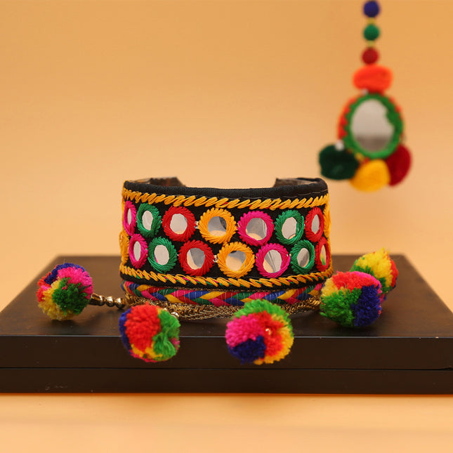 Handmade Oxidised Kada - ESKU302403259