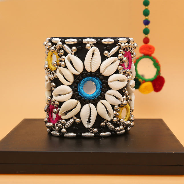 Embroidered Shell Kada - ESKU302403275