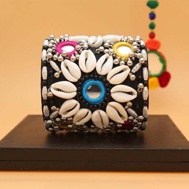 Embroidered Shell Kada - ESKU302403275