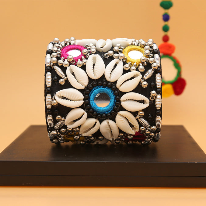 Embroidered Shell Kada - ESKU302403275