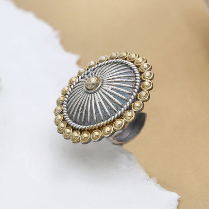 Round Adjustable Ring - ESKU302403279