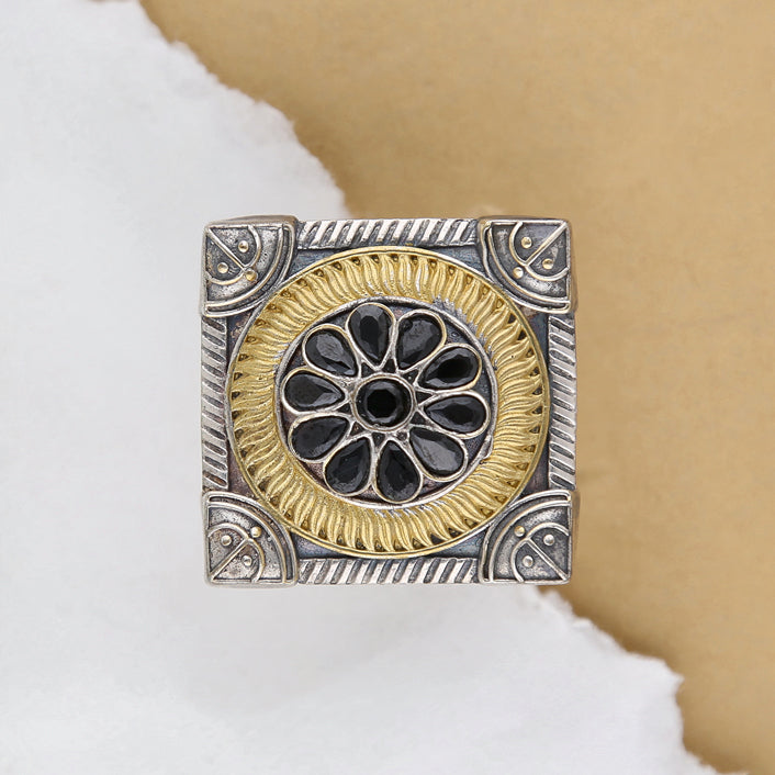 Oxidized Finger Ring - ESKU302403280