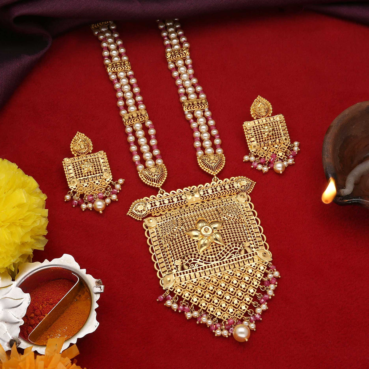 Long Necklace Set - ESKU302403309