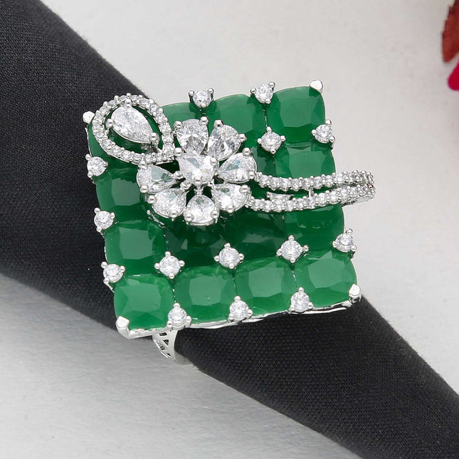 Flower Designer Ring - ESKU30240373