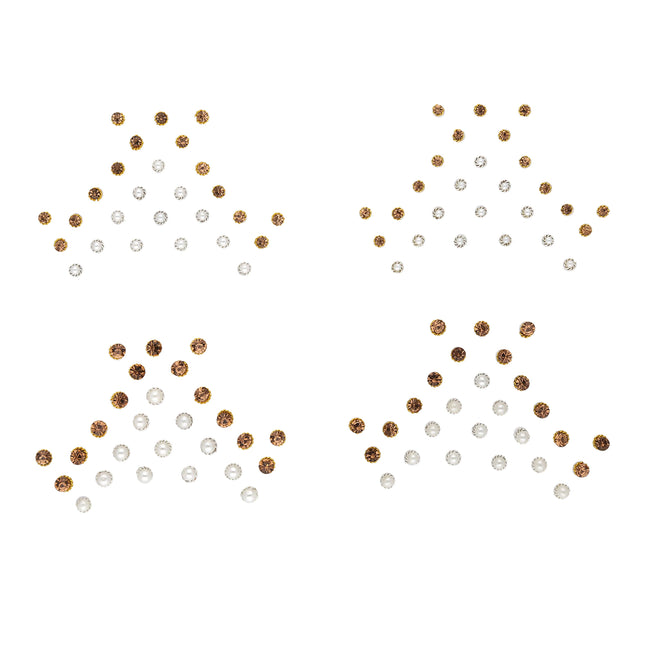 Silver Border Bindi - ESKU30250459