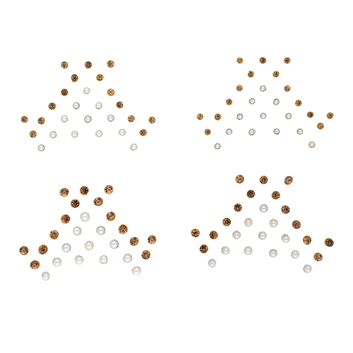 Silver Border Bindi - ESKU30250459