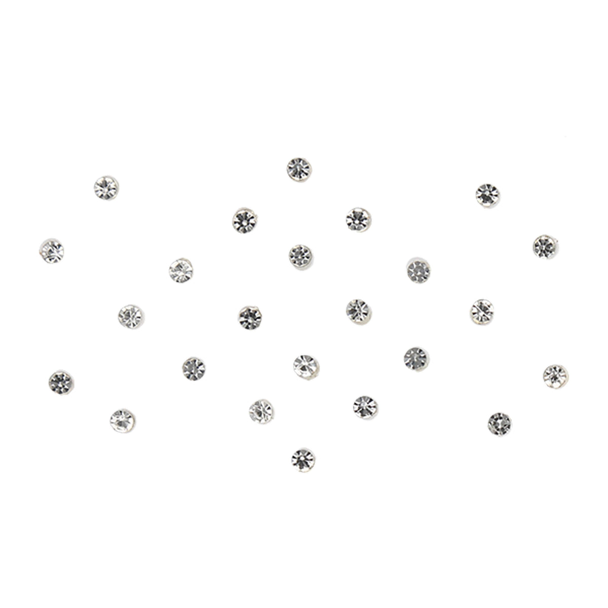 Silver Ring Border Bindi - ESKU30250473