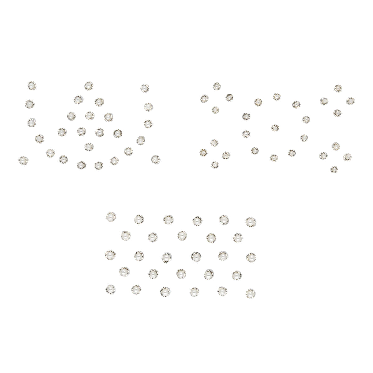 Silver Border Bindi - ESKU30250477