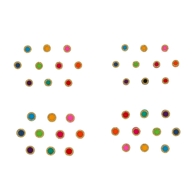 Multicolor Velet Bindi - ESKU30250484