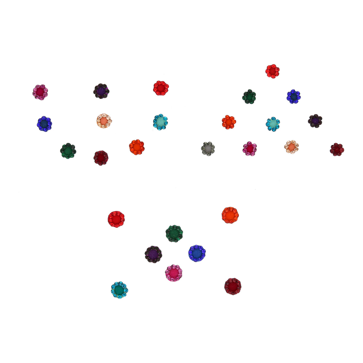 Multicolor Border Bindi - ESKU30250548