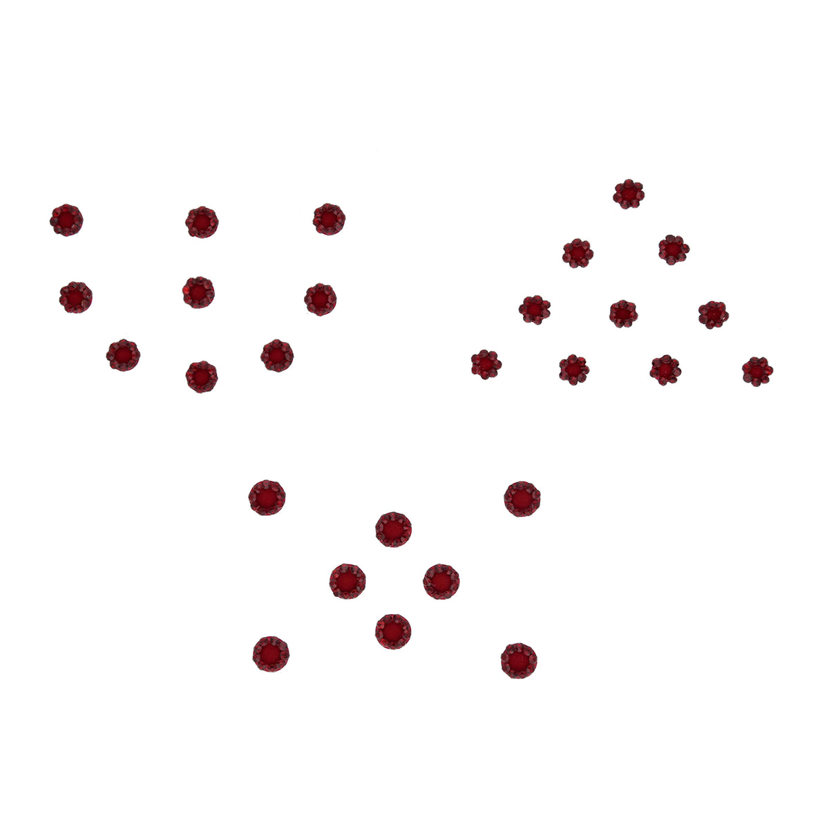 Maroon Border Bindi - ESKU30250550