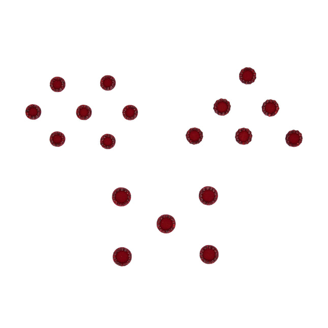 Maroon Border Bindi - ESKU30250551