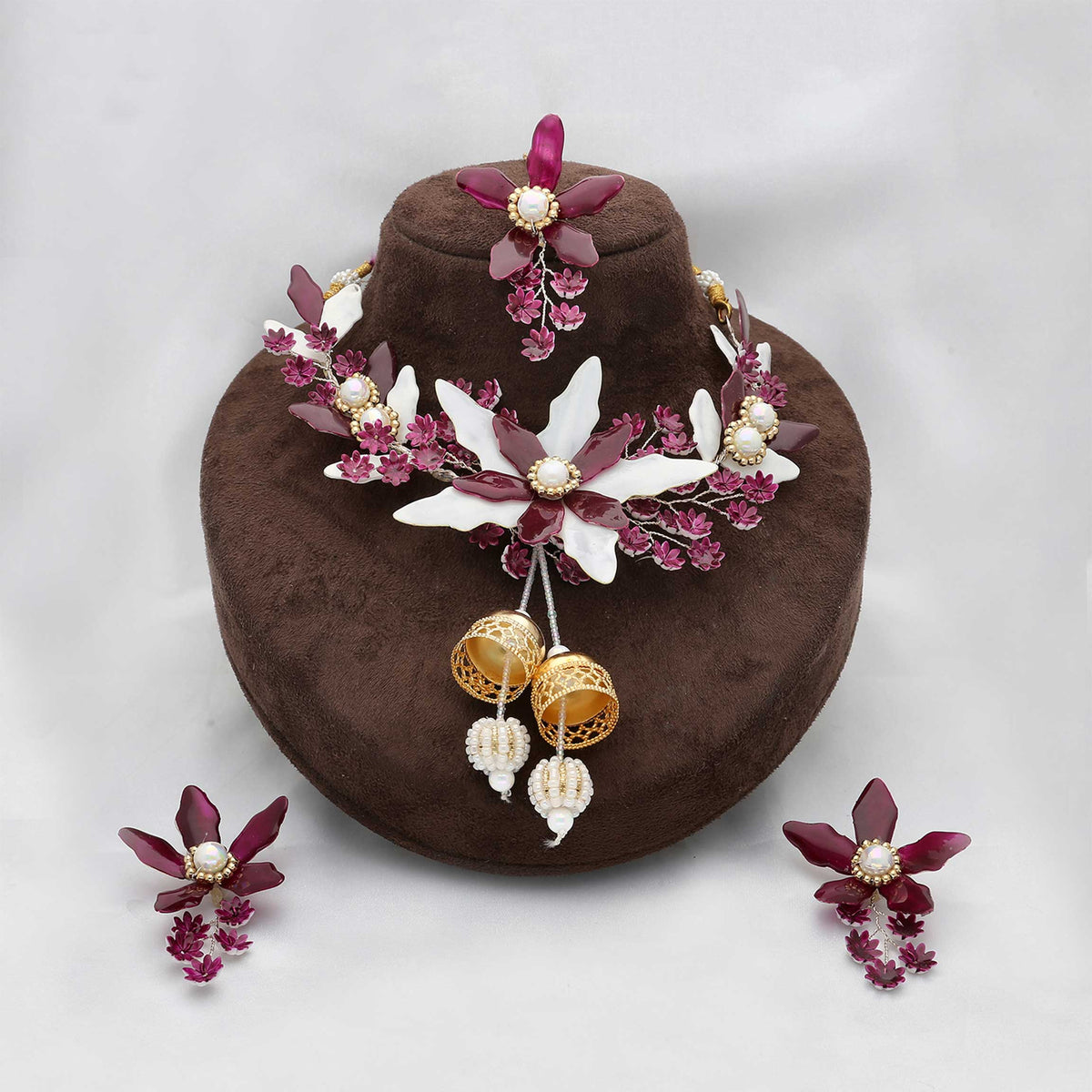 Flower Necklace Set - ESKU30250589