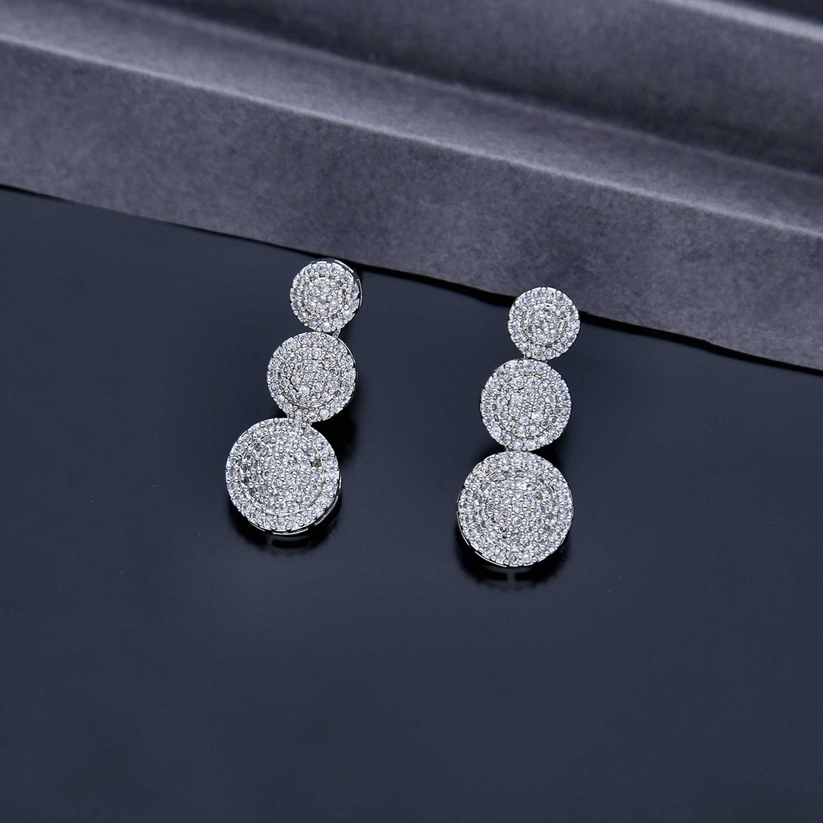 Diamond Stud Earrings - ESKU301800016
