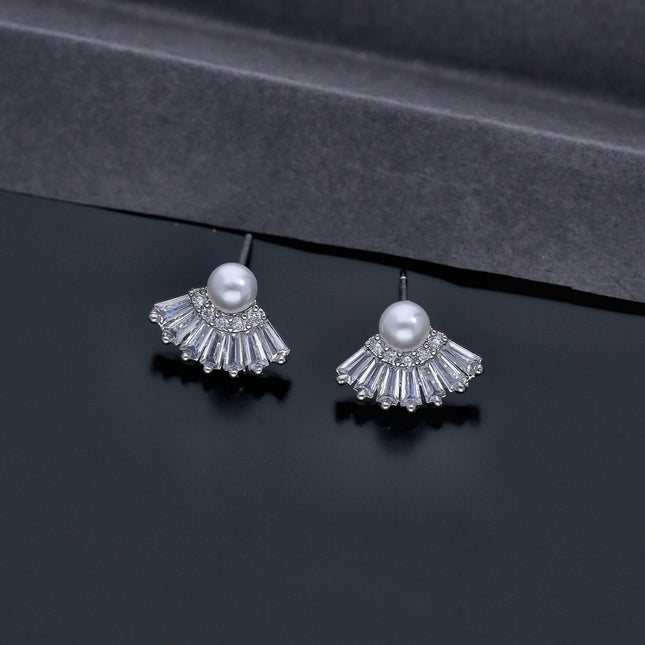 American Diamond Stud Earrings - ESKU301800038