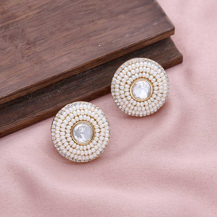 Pearl Ad Stud Earring - ESKU301800059