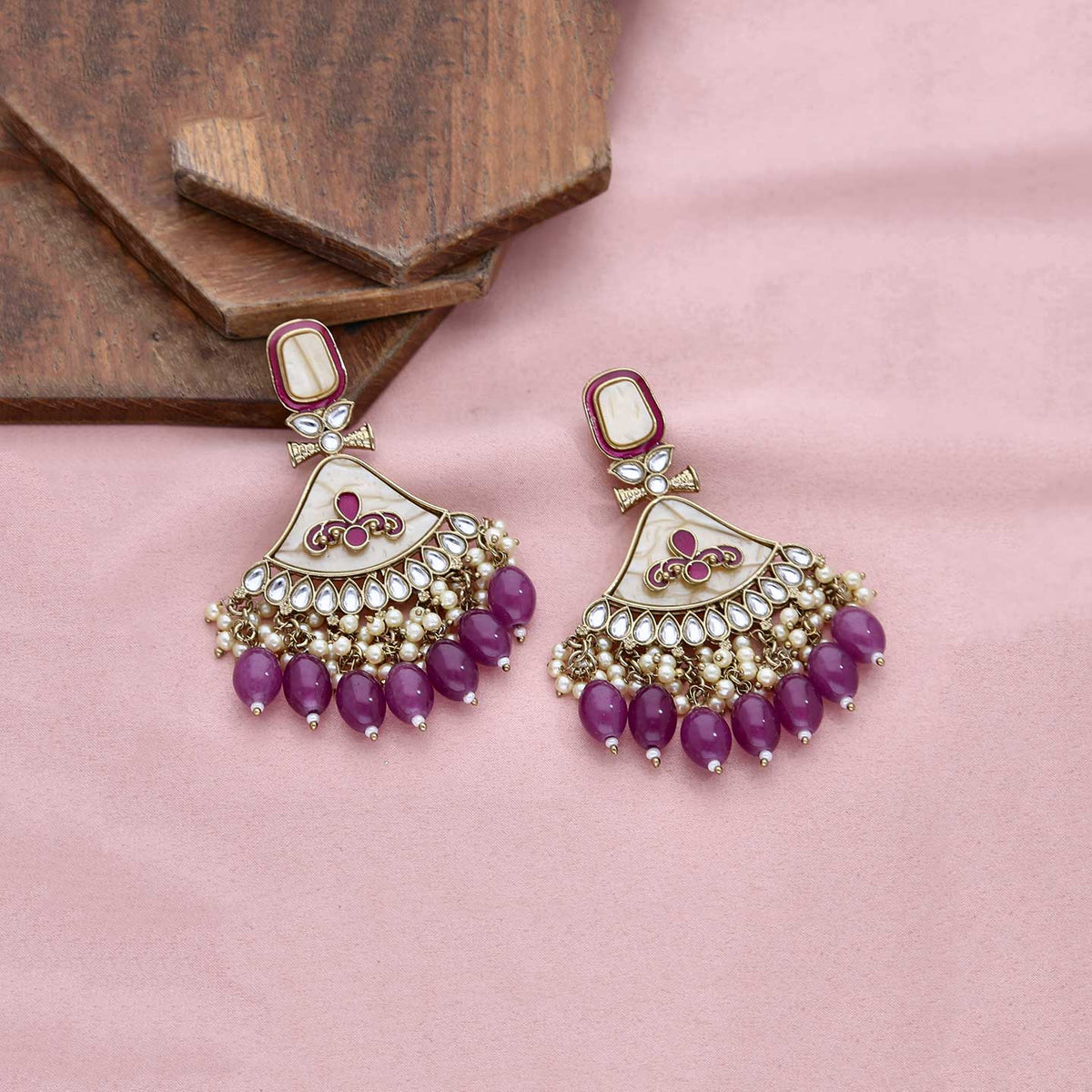 Studded Classic Drop Earring - ESKU301800061