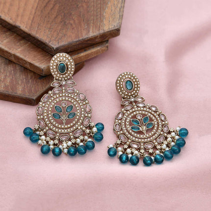 Contemporary Long Earring - ESKU301800080
