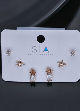 Combo-Earrings Set Of 3 - ESKU301800135