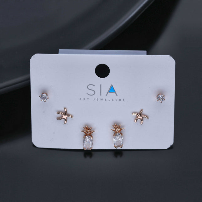Combo-Earrings Set Of 3 - ESKU301800135