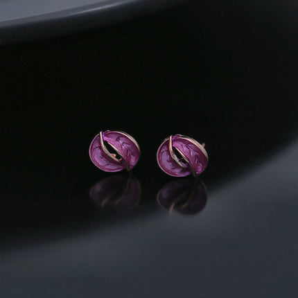 Colorful Leaf Stud Earring - ESKU301800139