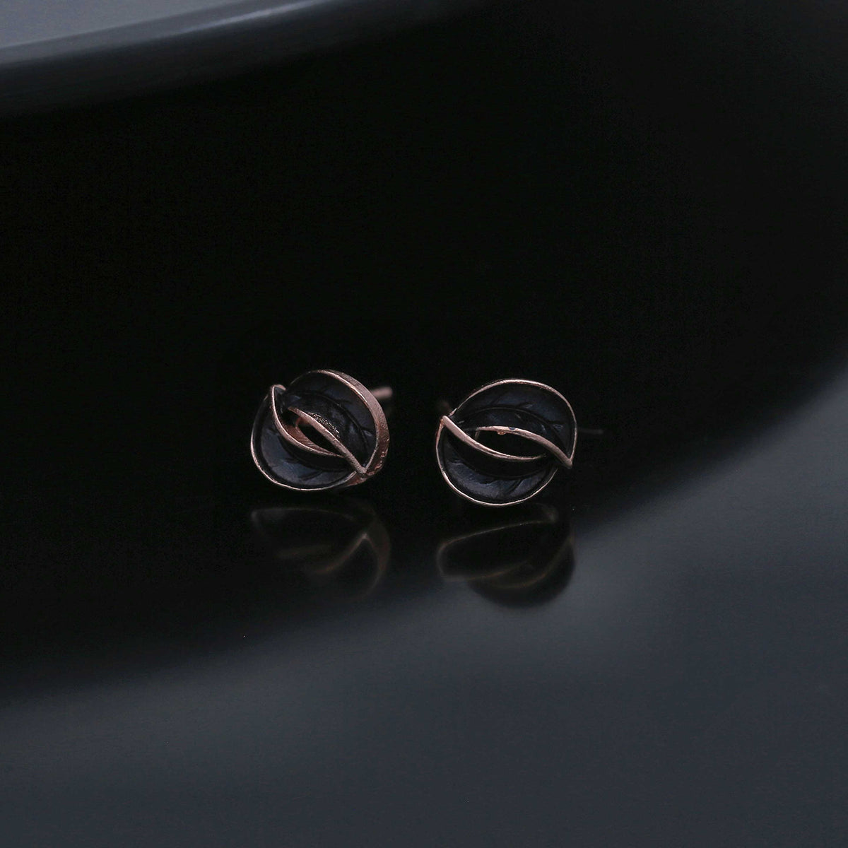 Colorful Leaf Stud Earring - ESKU301800139