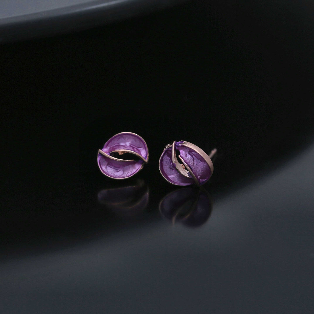 Colorful Leaf Stud Earring - ESKU301800139