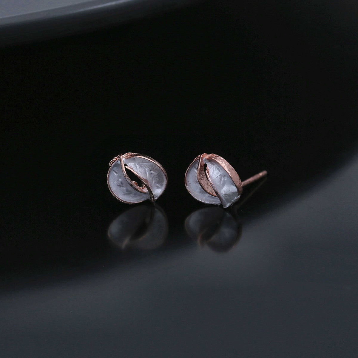 Colorful Leaf Stud Earring - ESKU301800139