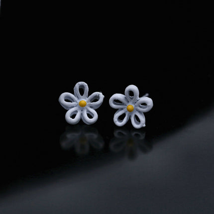 Colorful Flower Stud Earrings - ESKU301800142