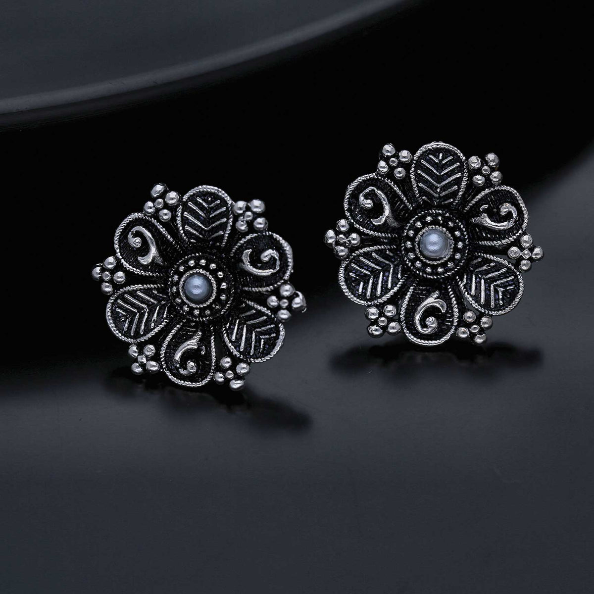 Oxidised Earrings Pack Of 6 Pair - ESKU301800150