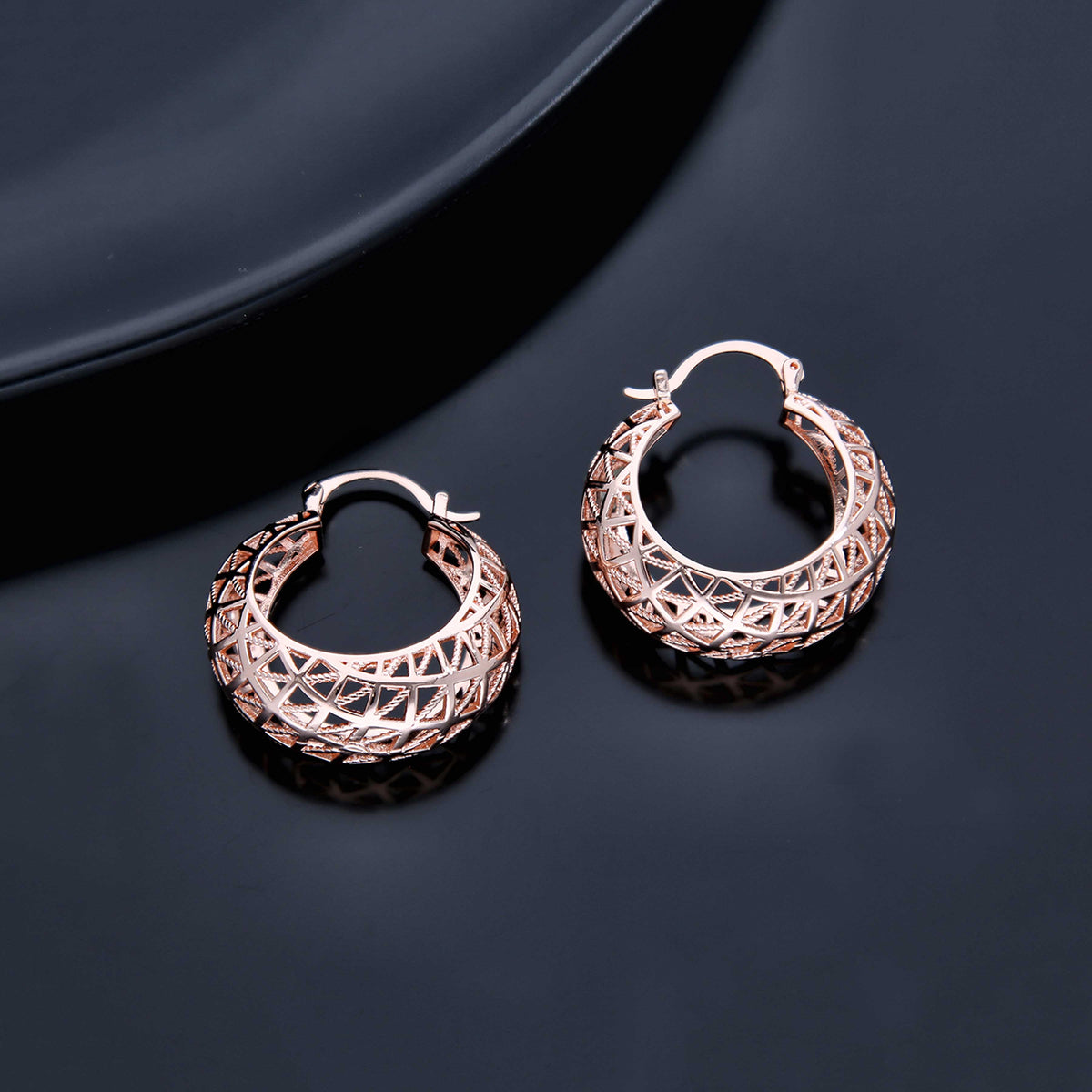 Stunning Look Hoop Earring - ESKU301800153