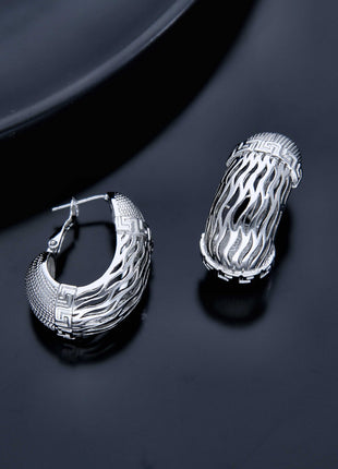 Elegant Hoop Earring - ESKU301800154