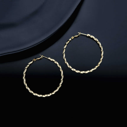 Dazzling Hoop Earring - ESKU301800158