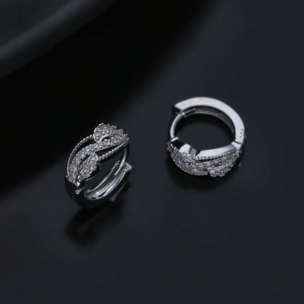 Cz Hoop Earring - ESKU301800174