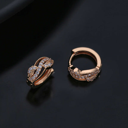 Cz Hoop Earring - ESKU301800174